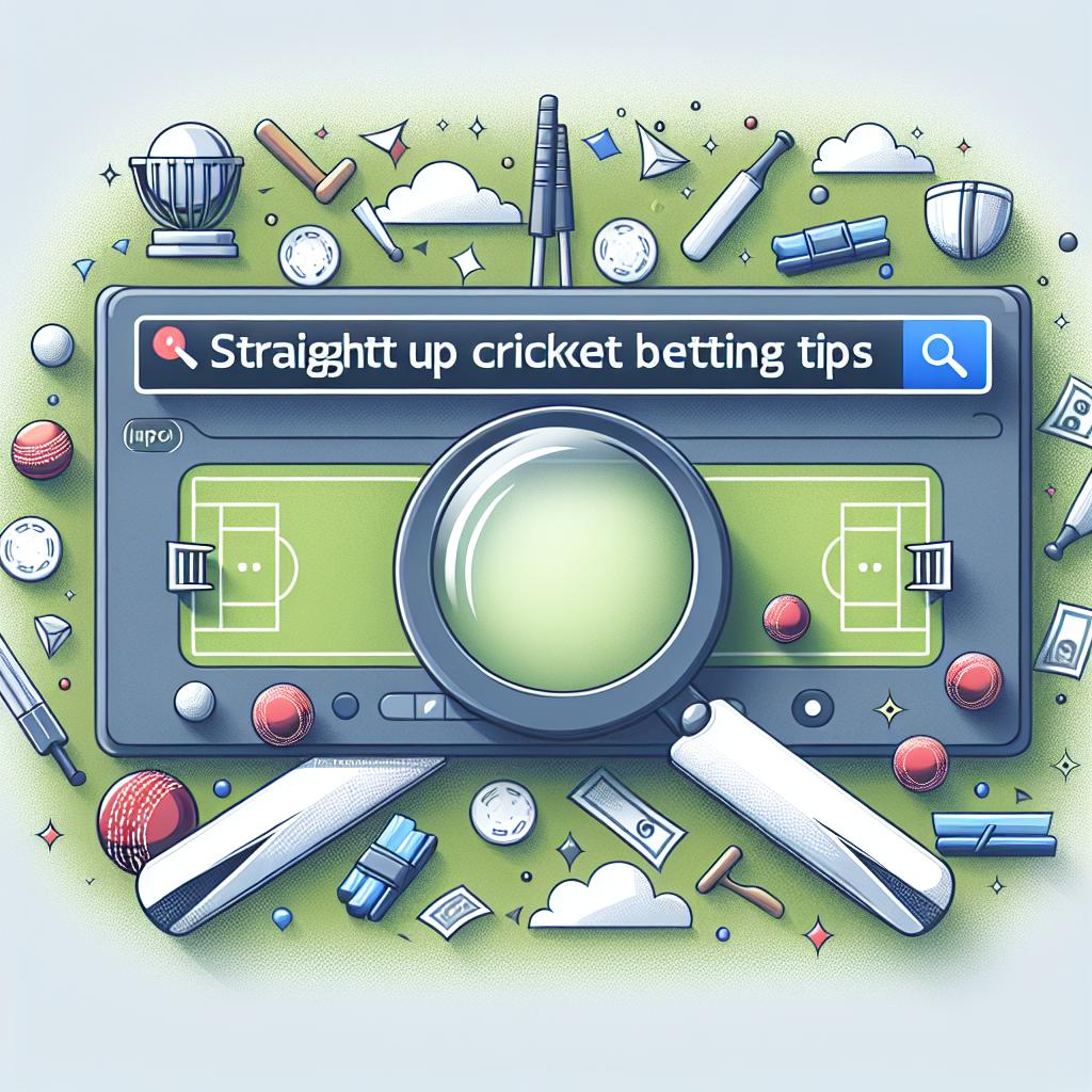 How To Find Straight Up Cricket‌ Betting Tips?